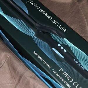 Bio ionic professional curling iron 1 inch long barrel